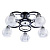 Потолочная люстра Arte Lamp Ginevra A1604PL-5BK