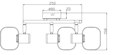 Спот Rivoli Kalisto 7025-733 Б0047093