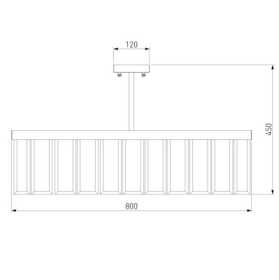 Потолочная люстра Bogates Eclipse 358/8 Smart