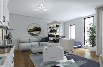 Потолочная светодиодная люстра Escada Grain 10222/3LED