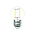 Лампа светодиодная филаментная Volpe E27 4W 3000K прозрачная LED-G45-4W/3000K/E27/CL/SLF UL-00008304