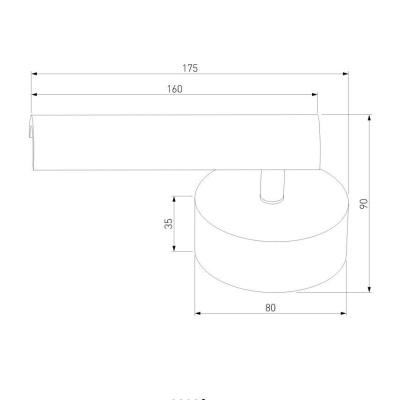 Светодиодный спот Eurosvet Tint 20126/1 LED черный жемчуг