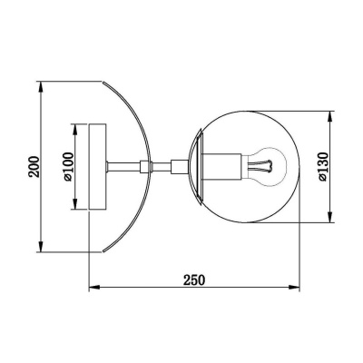 Бра Vele Luce Intenso VL1413W01