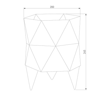 Настольная лампа TK Lighting 3052 Siro Black Gold