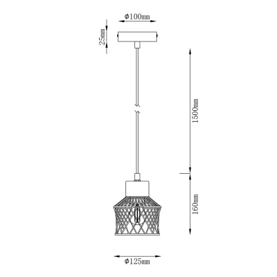 Escada 10174/1S E27*40W White