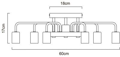 Потолочная люстра Arte Lamp GELO