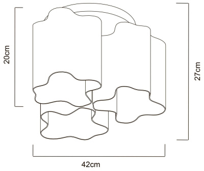 Потолочная люстра Arte Lamp SERENATA