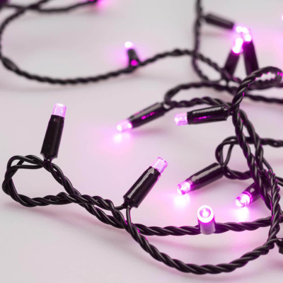 Уличная светодиодная гирлянда Ardecoled нить 230V розовый ARD-String-Classic-10000-Black-100Led-Std Pink 025806