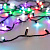 Уличная светодиодная гирлянда Ardecoled нить 230V разноцветная ARD-String-Classic-20000-Black-200Led-Milk-Sync RGB 028205