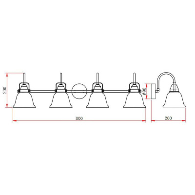 Бра Rivoli Avrora 5055-704 Б0047347