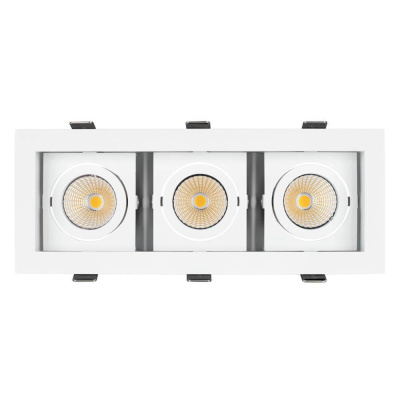 Встраиваемый светодиодный светильник Arlight CL-Kardan-S260x102-3x9W White 024139