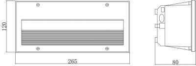 Уличный настенный светильник Arte Lamp BRICK