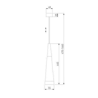 Подвесной светодиодный светильник Elektrostandard DLR038 7+1W 4200K золото a047027