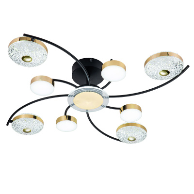 Escada 10208/8 LED*110W Black/Gold