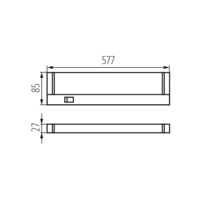 Мебельный светильник Kanlux PAX LED 10W NW 22192