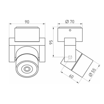 Потолочный светодиодный светильник Arlight SP-Uno-R55-5W Warm3000 023642