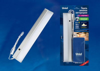 Мебельный светодиодный светильник Uniel ULI-F41-5,5W/4200K/DIM Sensor IP20 Silver UL-00002883