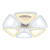 Потолочная светодиодная люстра Ambrella light Original FA4494