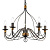Подвесная люстра Ideal Lux Corte SP5 Ruggine 057187