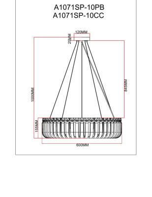 Подвесная люстра Arte Lamp MAYOTTE