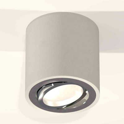 Комплект накладного светильника Ambrella light Techno Spot XS7533003 SGR/PSL серый песок/серебро полированное (C7533, N7003)