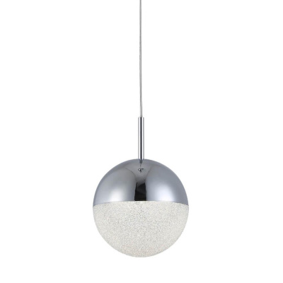 Подвесной светодиодный светильник Crystal Lux Pio SP1 D120 Chrome