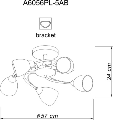 Потолочная люстра Arte Lamp INNOCENTE