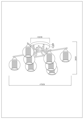 Потолочная люстра Arte Lamp MANCHESTER