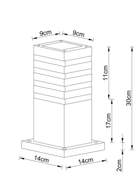 Ландшафтный светильник Arte lamp HEATHER