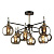Потолочная люстра IMEX MD.4890-8-S COFFEE+FGD