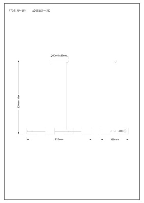 Люстра на штанге Arte Lamp SEBASTIAN