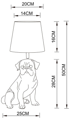 Декоративная настольная лампа Arte Lamp BOBBY