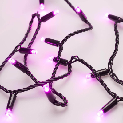 Уличная светодиодная гирлянда Ardecoled нить 230V розовый ARD-String-Classic-10000-Black-100Led-Std Pink 025806