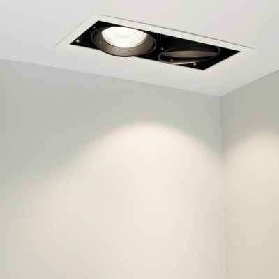 Встраиваемый светодиодный светильник Arlight CL-Kardan-S375x190-2x25W White6000 028862