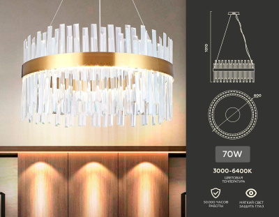 Подвесной светодиодный светильник Ambrella light Traditional TR5010