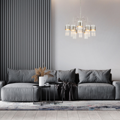 Escada 656/8PL E14*40W Satin nickel