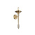 Бра Crystal Lux Miracle AP1 Bronze