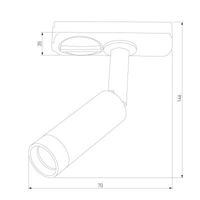 Трековый светодиодный светильник TK Lighting 3384 Tracer