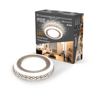Встраиваемый светильник Gauss Backlight BL083