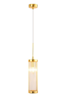 Подвесной светильник Crystal Lux Tadeo SP1 D100 Gold/Transparente