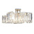 Потолочная люстра Seven Fires Iveya WD3549/10C-WT-FGD-CL