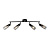 Escada 10172/4 E14*40W Black/Chrome
