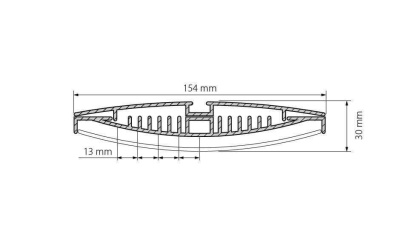 Профиль Arlight MULTI A-2000 ANOD 014537