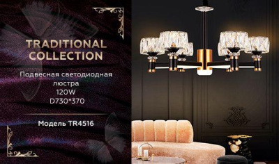 Подвесная светодиодная люстра Ambrella light Traditional TR4516