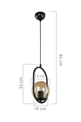 Подвесной светильник Toplight Kerrie TL1609H-01BK