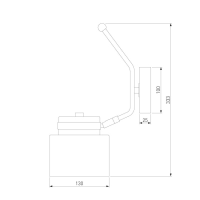 Спот Eurosvet Batler 70133/1 черный