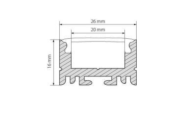 Профиль Arlight ARH-LINE-1726-2000 ANOD 018674