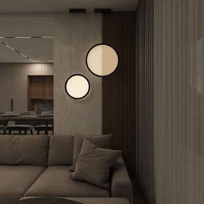 Подвесной светодиодный светильник Denkirs Veil DK6606-BK