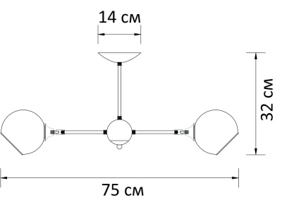 Потолочная люстра Arte Lamp LAGOS