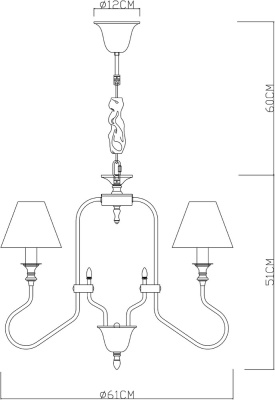 Подвесная люстра Arte Lamp AGIO